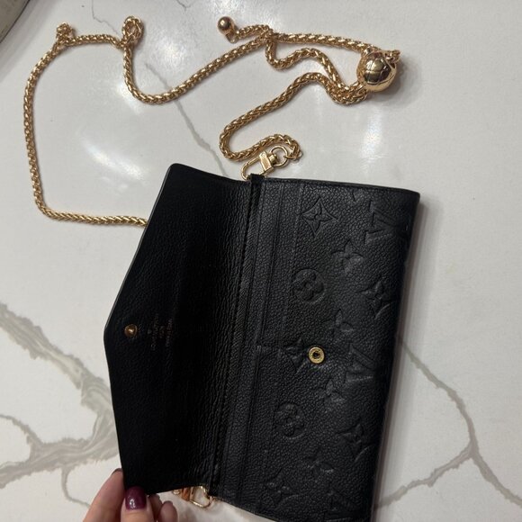 Louis Vuitton Long Wallet Monogram/empreinte Portefeuille missing inside pouch - Picture 7 of 12